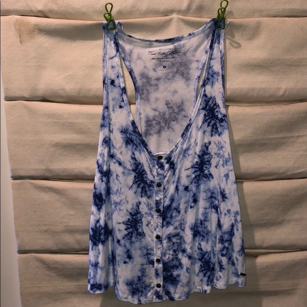 Hollister tie dye tank top